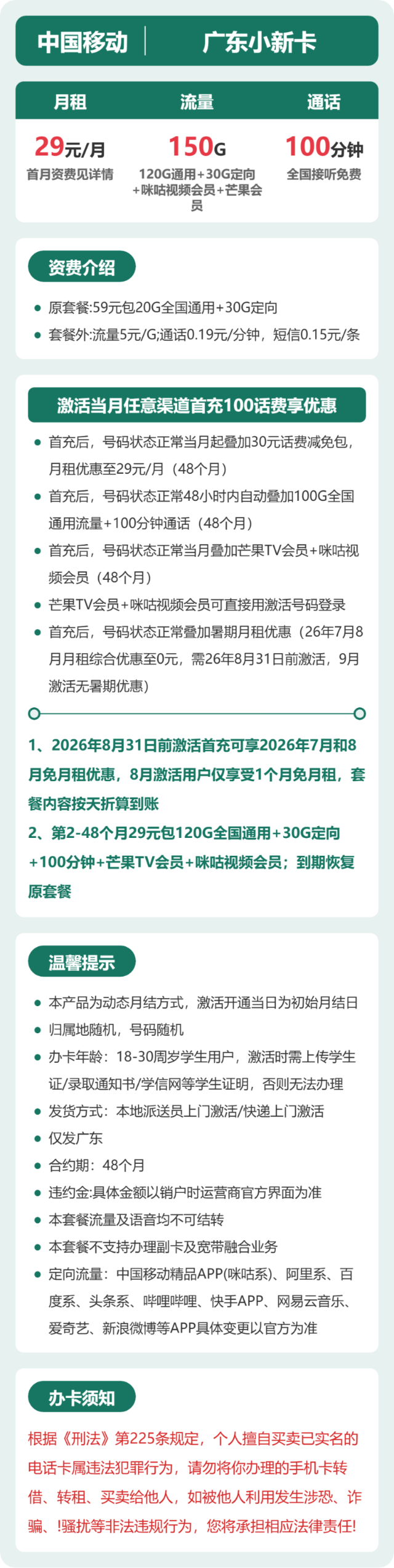 流量卡海报-详情图