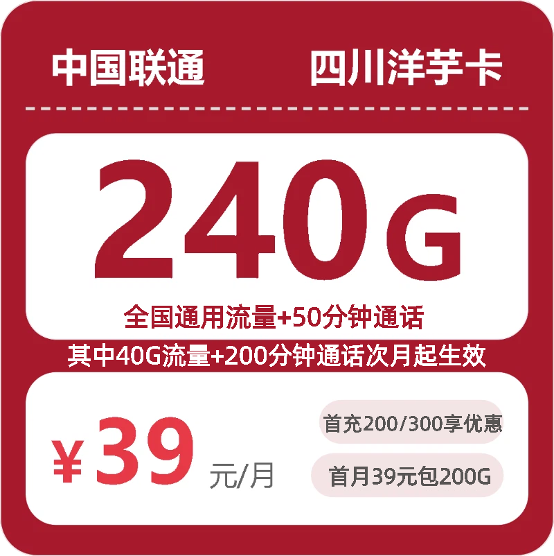 流量卡海报-主图