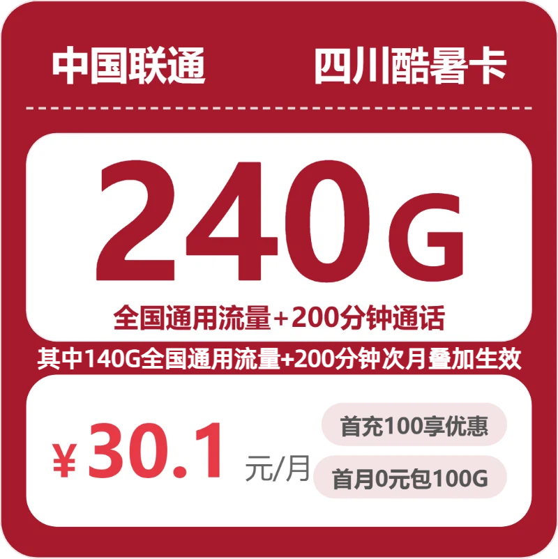 流量卡海报-主图