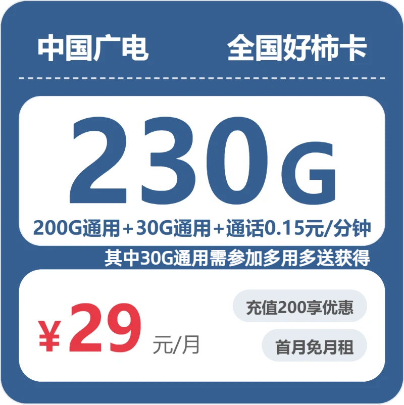 流量卡海报-主图