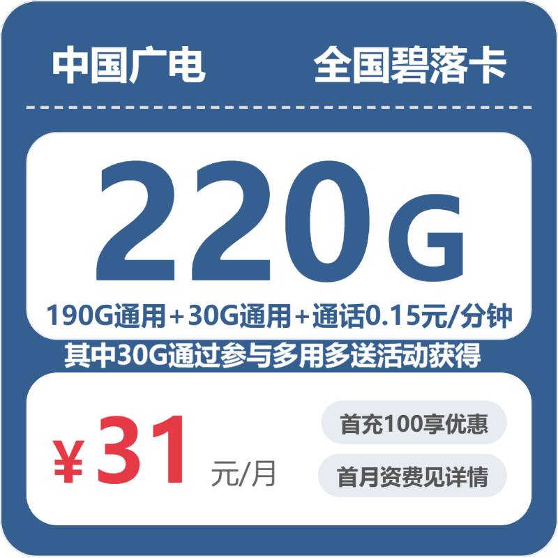 流量卡海报-主图