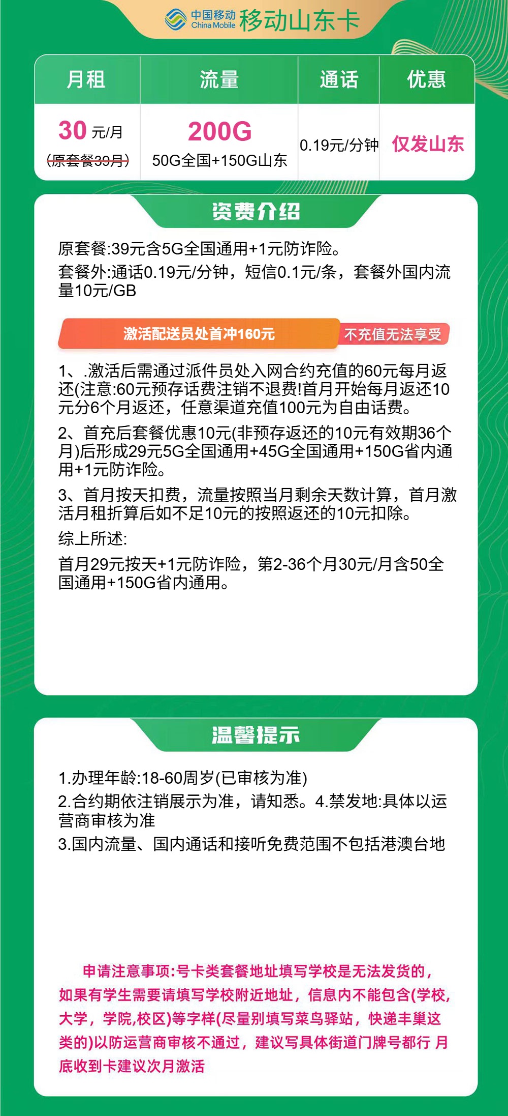 流量卡海报-详情图