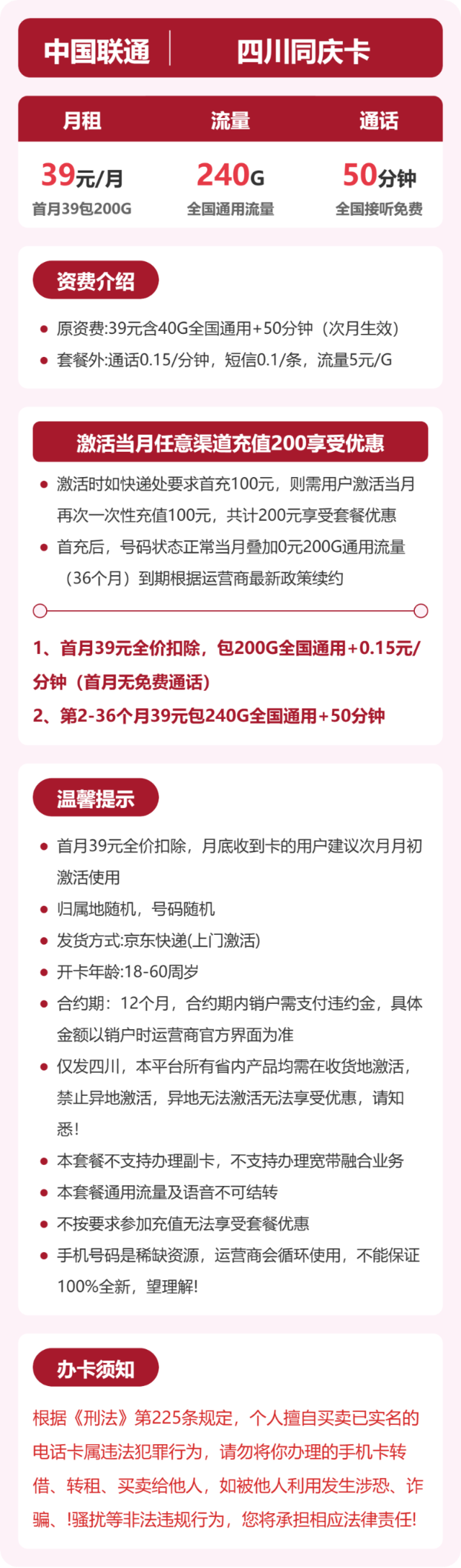 流量卡海报-详情图