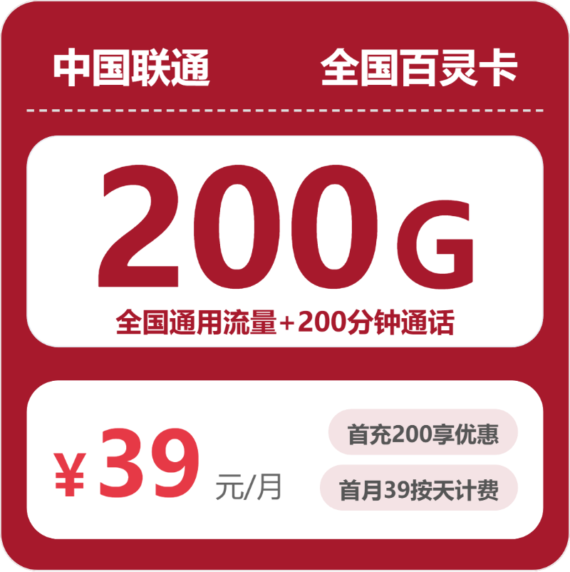 流量卡海报-主图