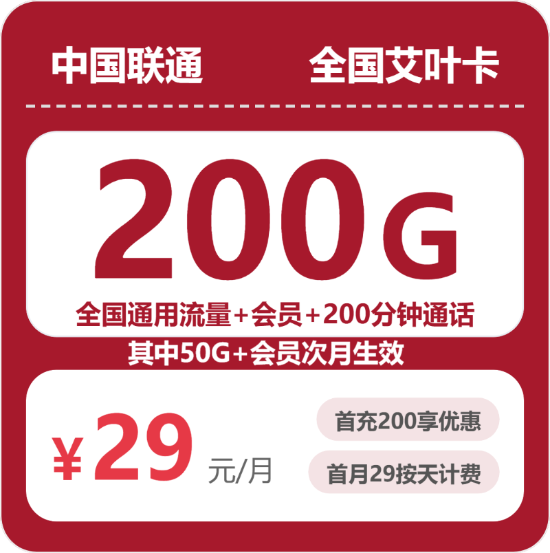 流量卡海报-主图