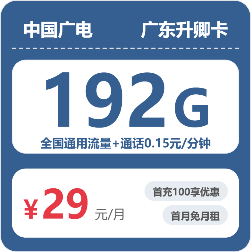 流量卡海报-主图