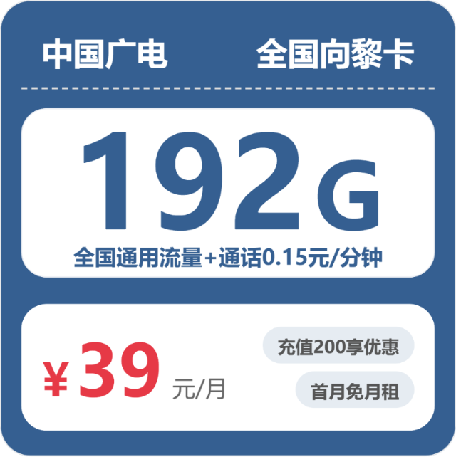 流量卡海报-主图