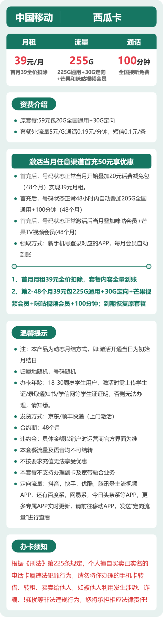 流量卡海报-详情图