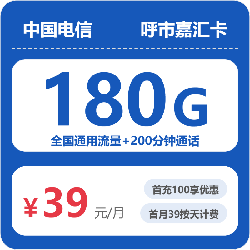 流量卡海报-主图