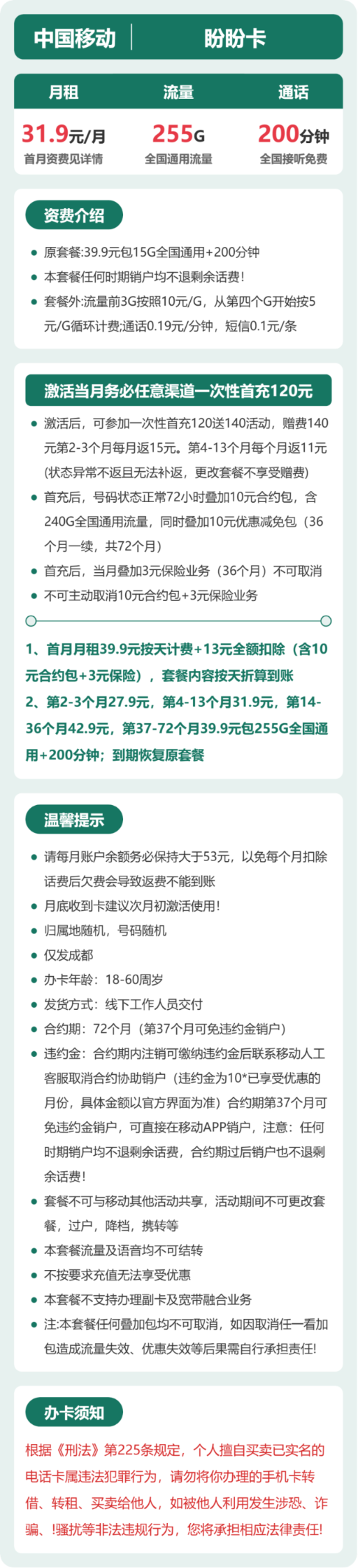 流量卡海报-详情图