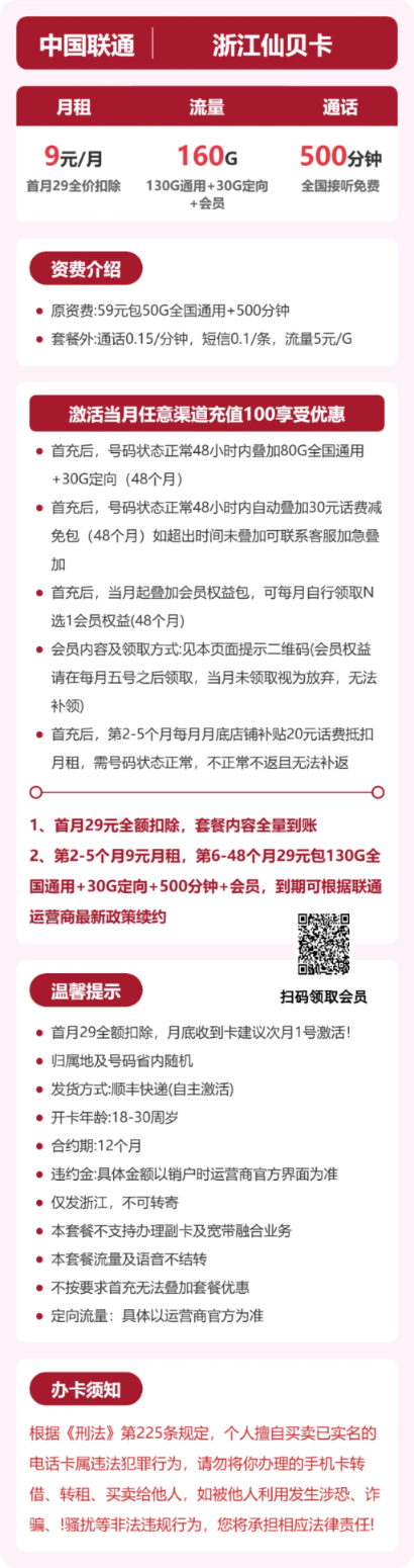 流量卡海报-详情图