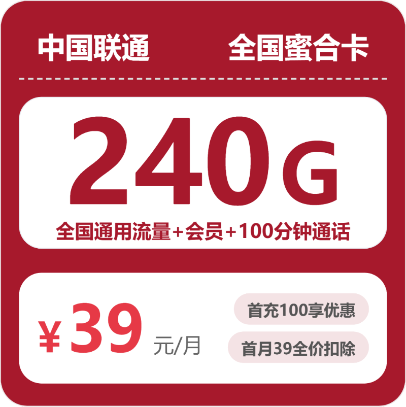 流量卡海报-主图