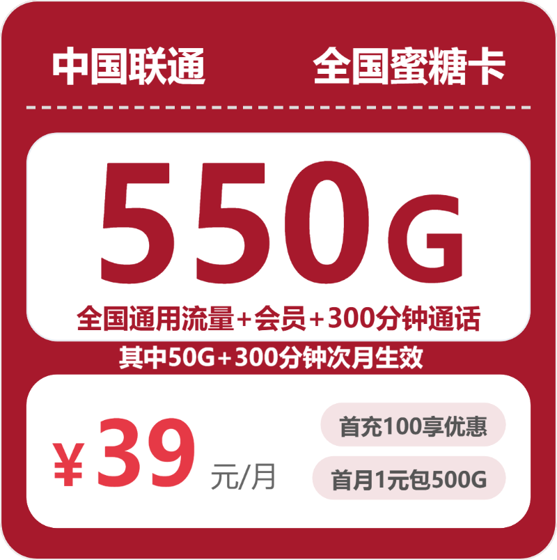 流量卡海报-主图