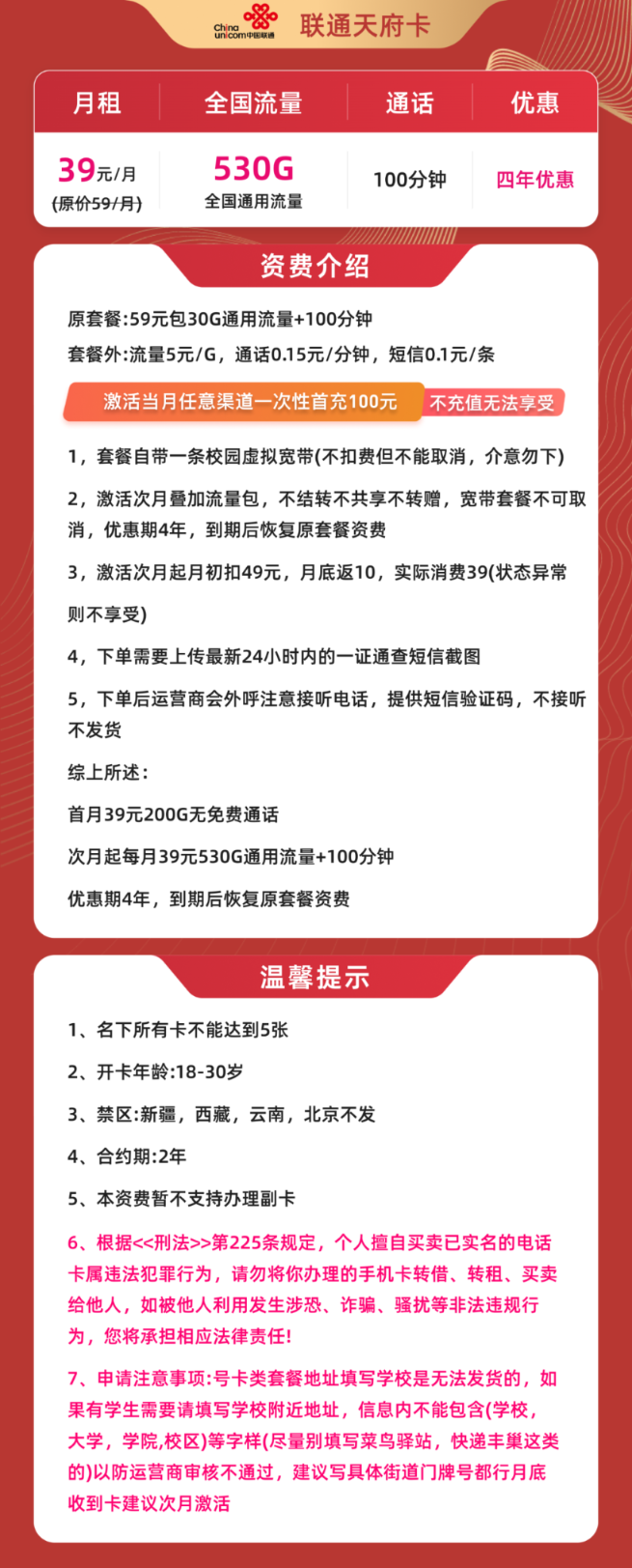 流量卡海报-详情图