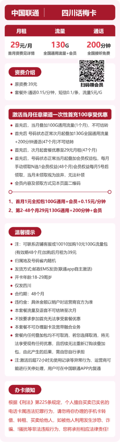 流量卡海报-详情图