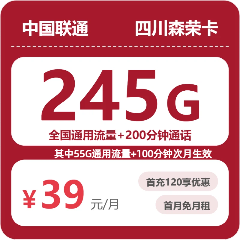流量卡海报-主图