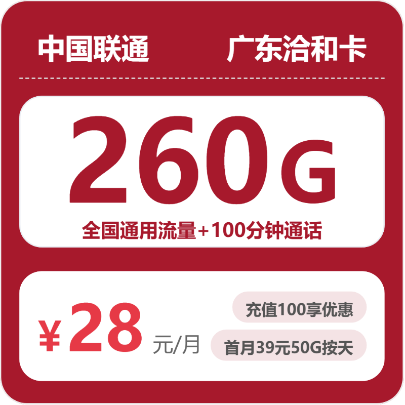 流量卡海报-主图