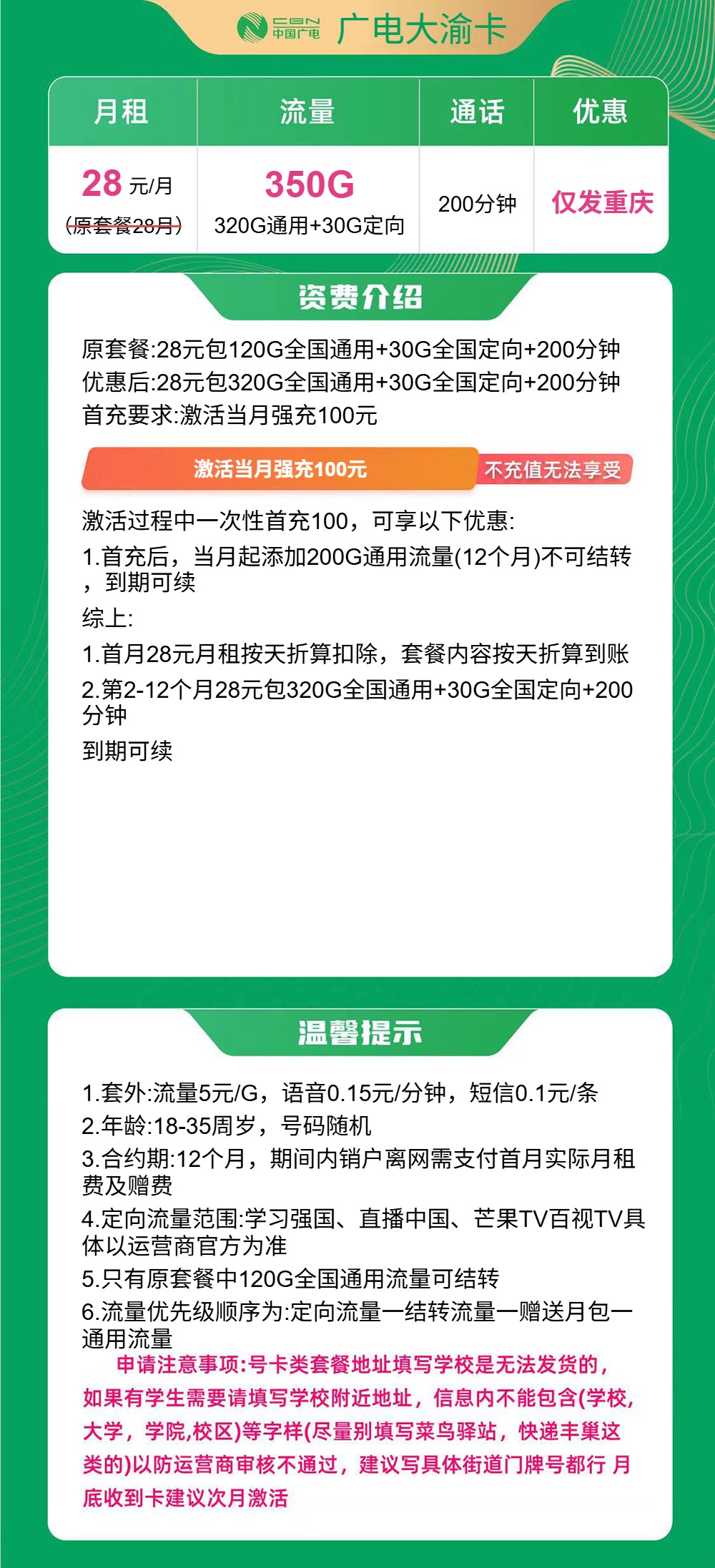 流量卡海报-详情图