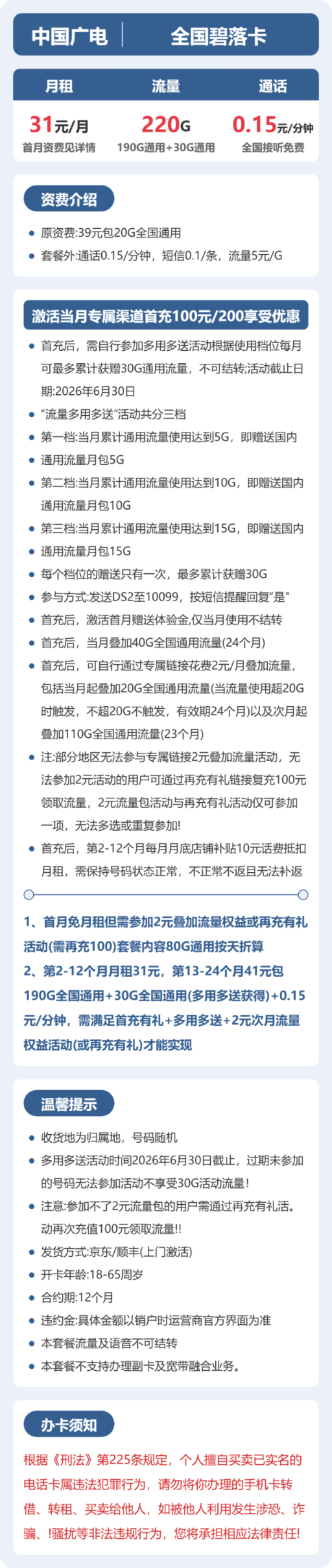 流量卡海报-详情图