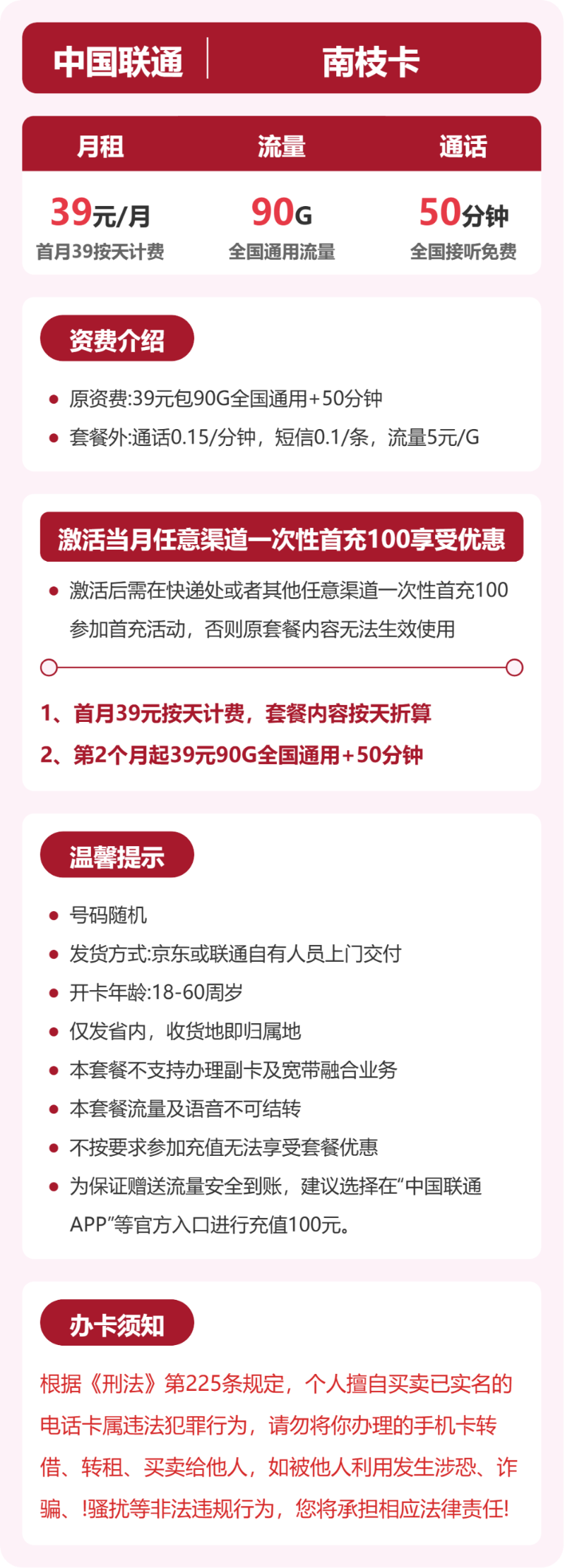 流量卡海报-详情图
