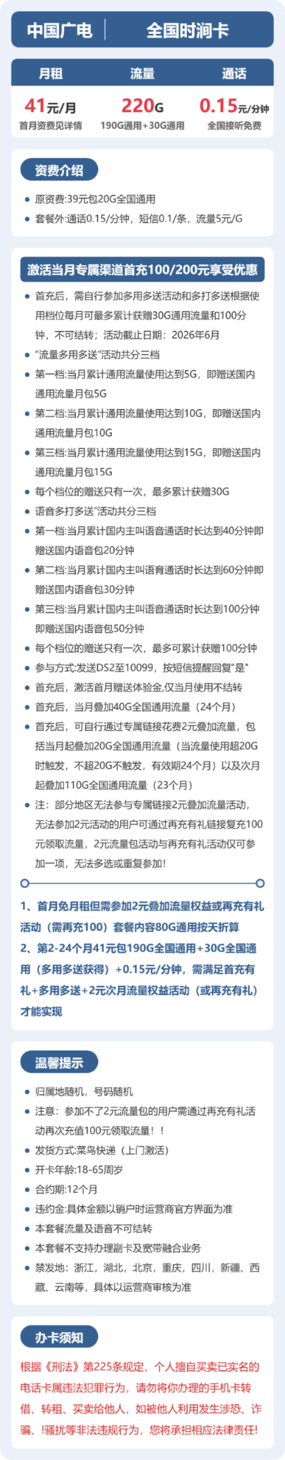 流量卡海报-详情图