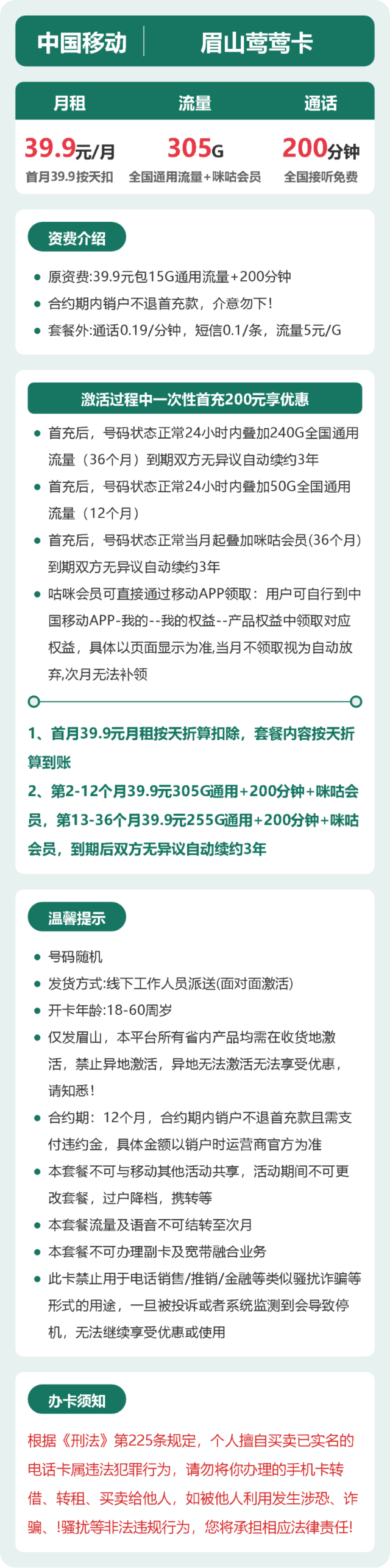 流量卡海报-详情图
