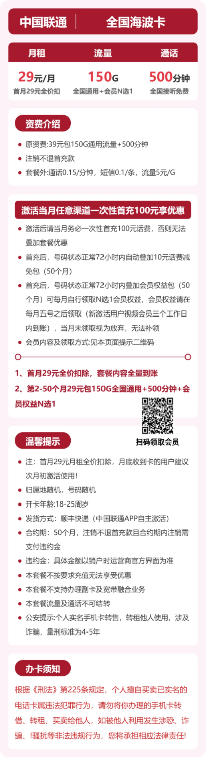 流量卡海报-详情图