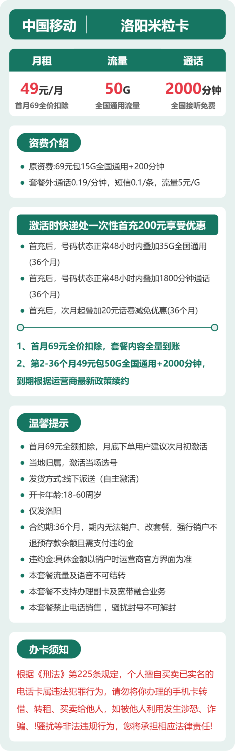 流量卡海报-详情图