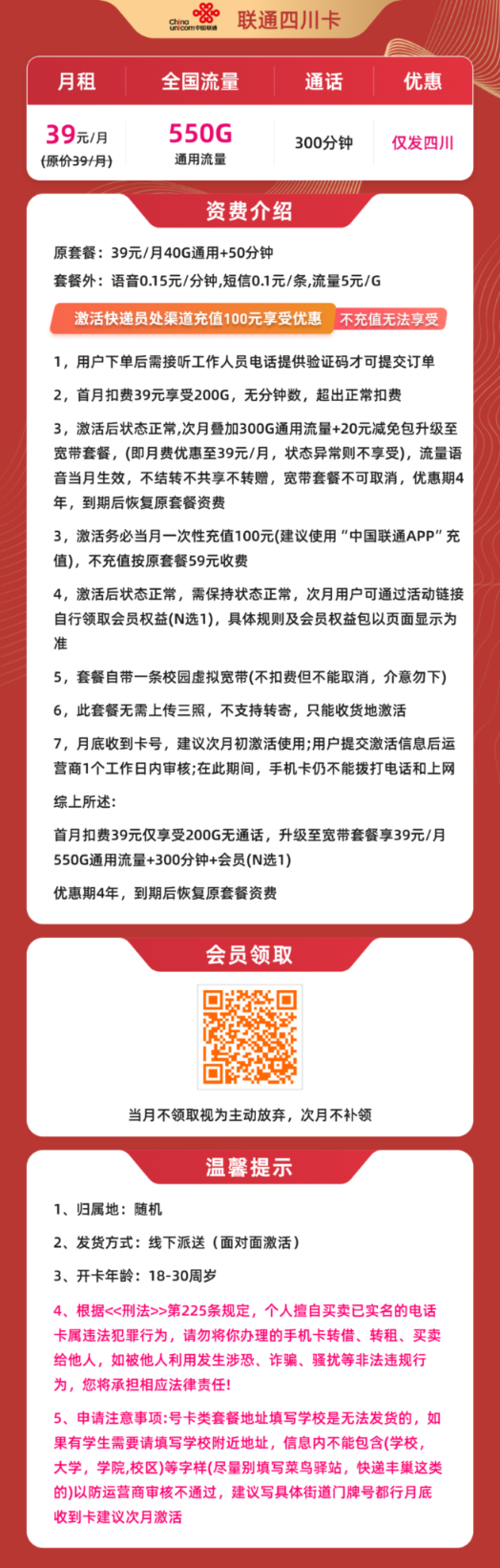 流量卡海报-详情图